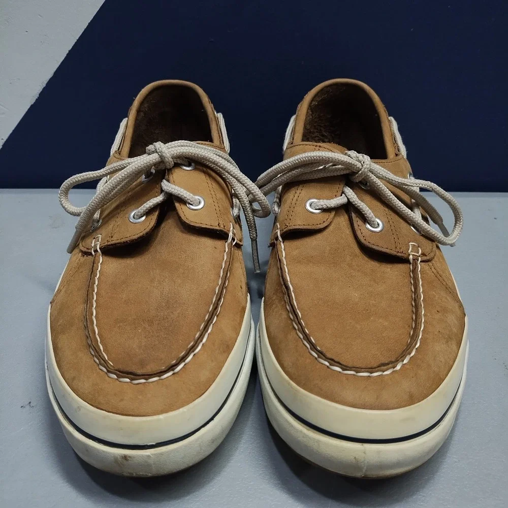 Sperry Top-Sider Bahama Plushwave Boat Shoes Mens US 11M Multi Leather Lace Up